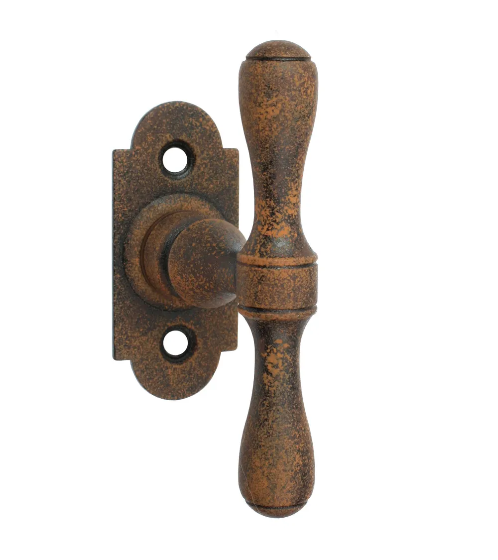 Retro rust-finish window espagnolette bolt – Joséphine Collection
