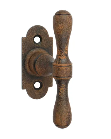 Retro rust-finish window espagnolette bolt – Joséphine Collection