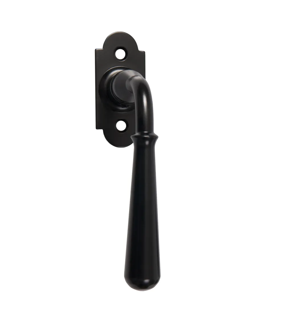 Matt black retro window handle – Hinon collection