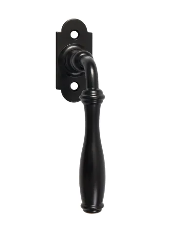 Matt black retro window handle – Marguerite collection