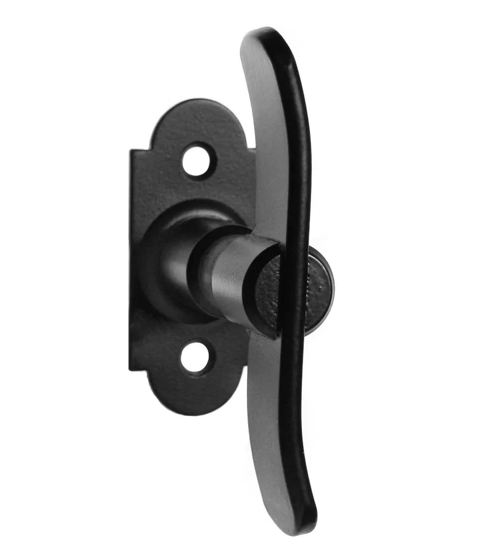 Matt black retro window espagnolette bolt – Constance Collection