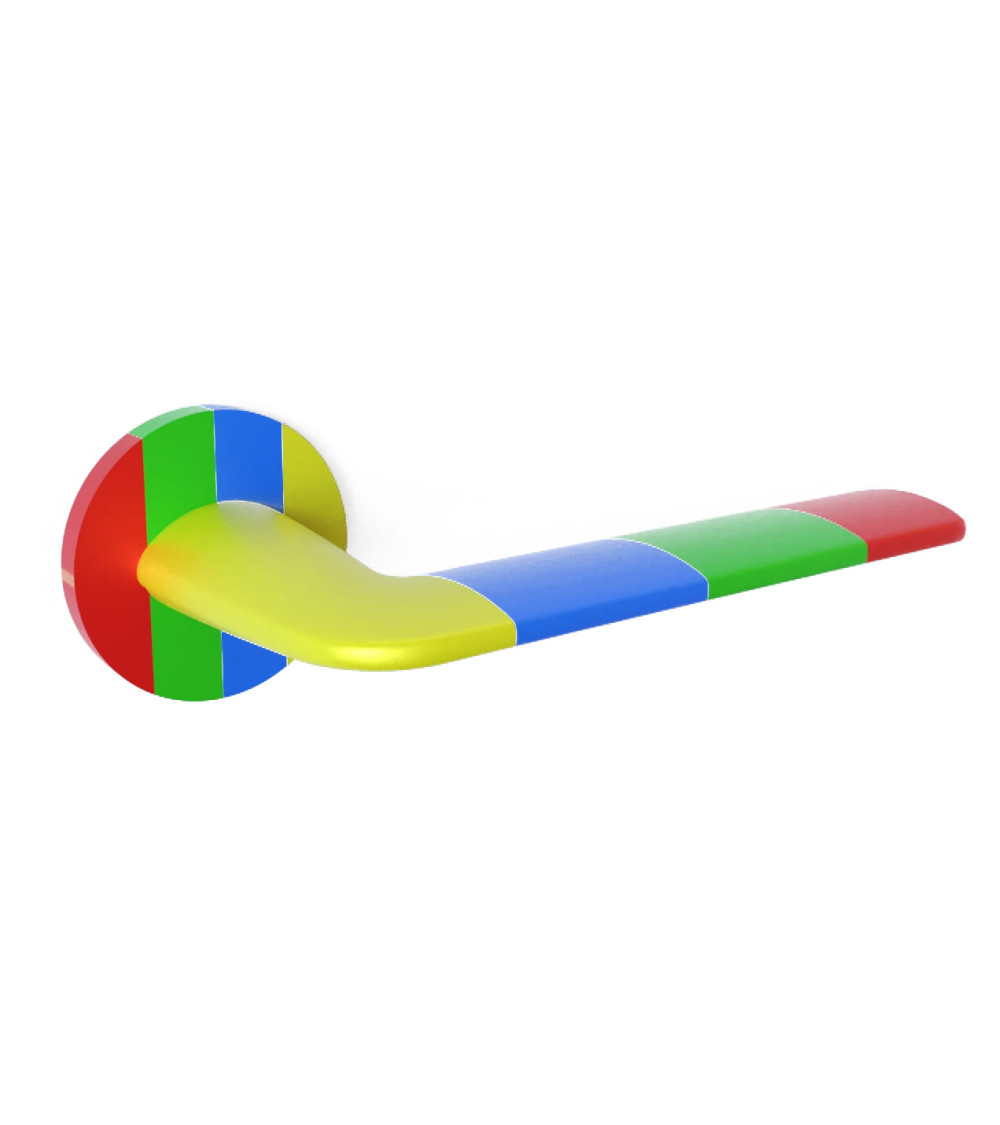Stinger round paintable door handle
