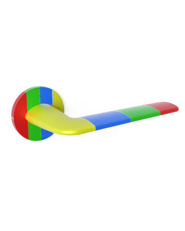 Stinger round paintable door handle