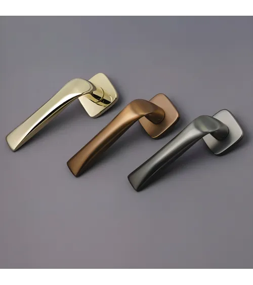 Copper FOLD door handle designer handle