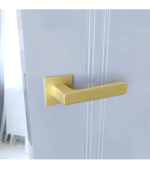 Modern square door handle PARMA design colour 1