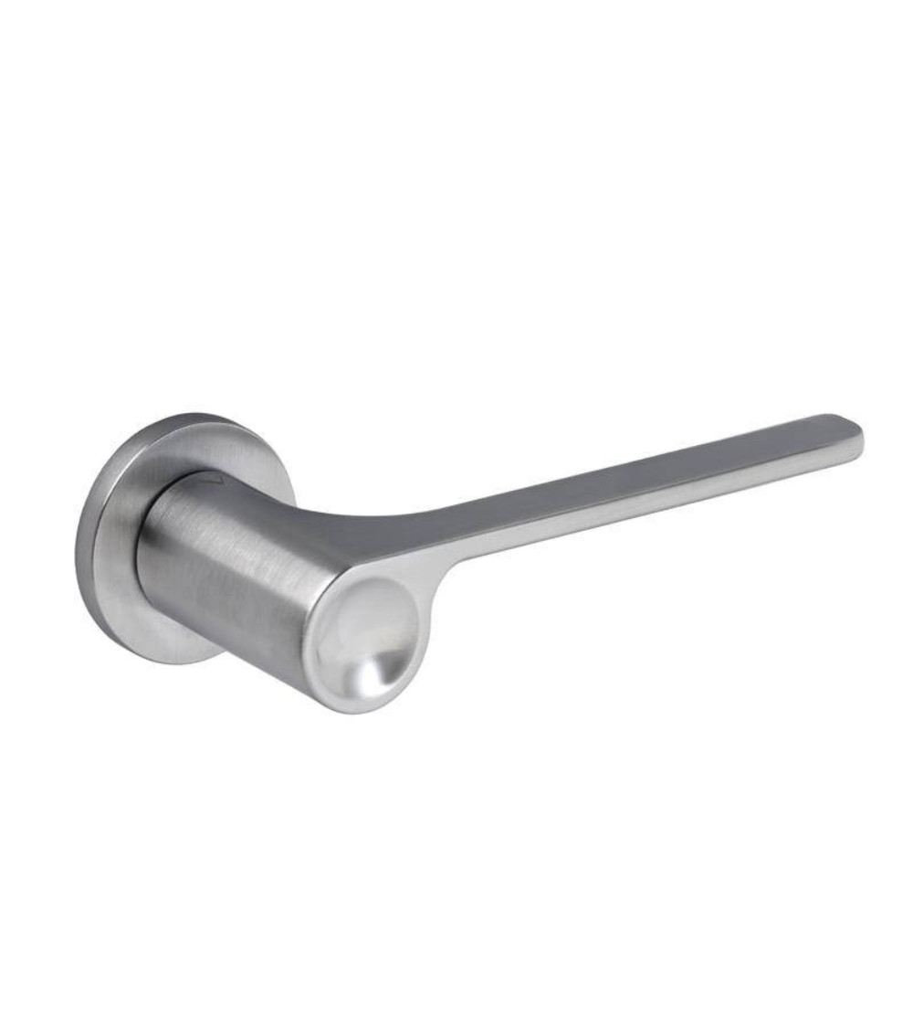 PLANO round minimalist zamak door handle design