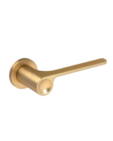 PLANO satin gold door handle design