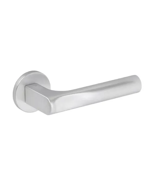 Modern design door handle in zamak TACTUS round design