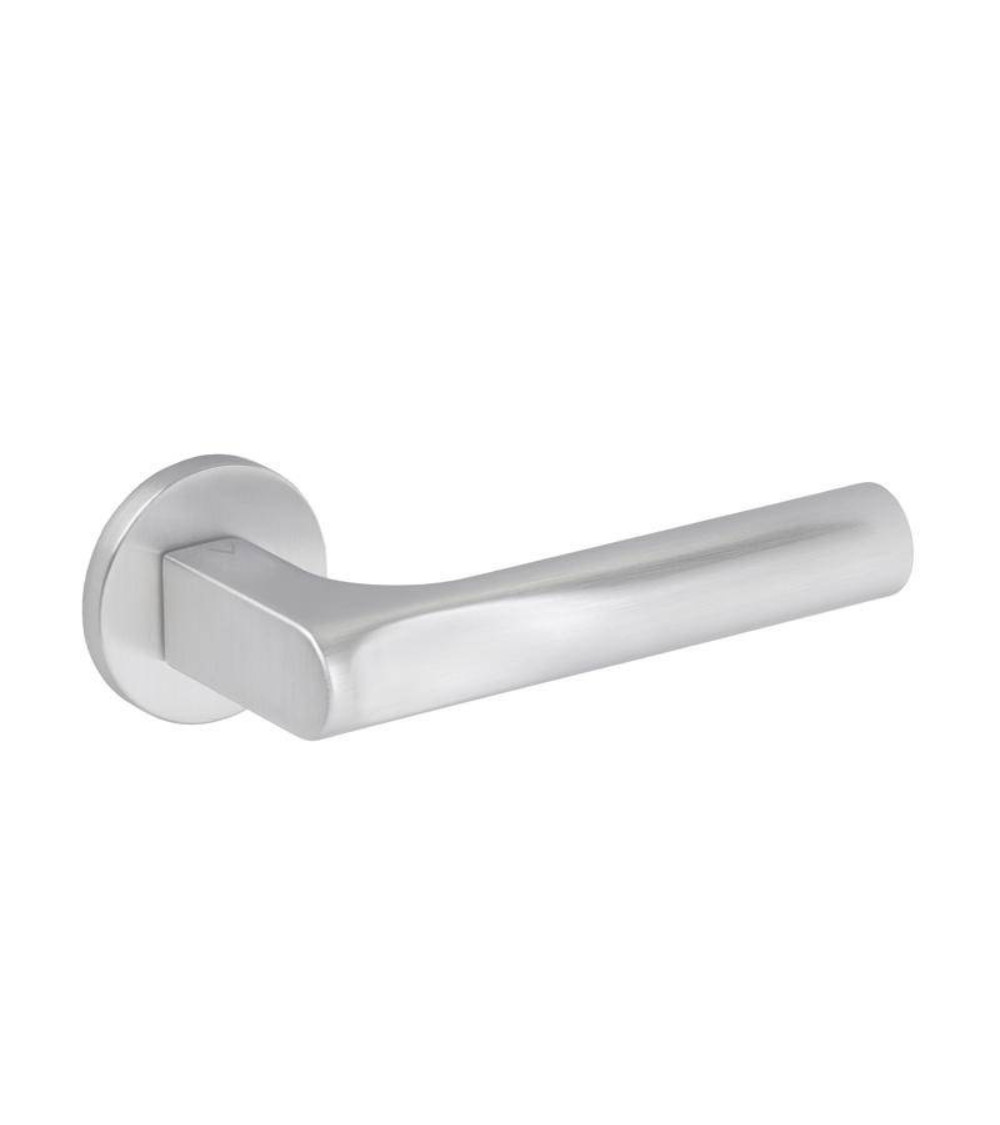 Modern design door handle in zamak TACTUS round design