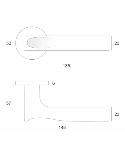 TACTUS black door handle design