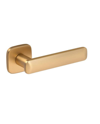 Satin gold door handle FORMA design handle