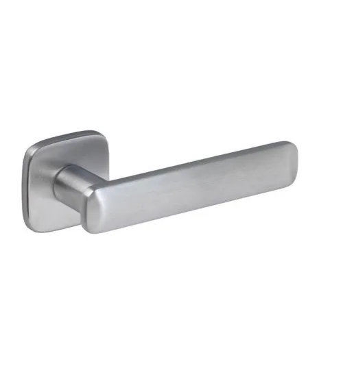 Satin chrome door handle FORMA design handle