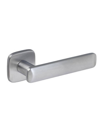 Satin chrome door handle FORMA design handle