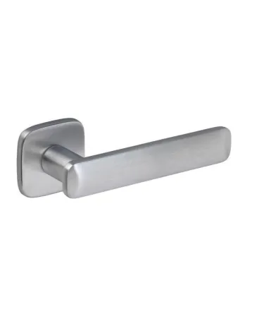 Satin chrome door handle FORMA design handle