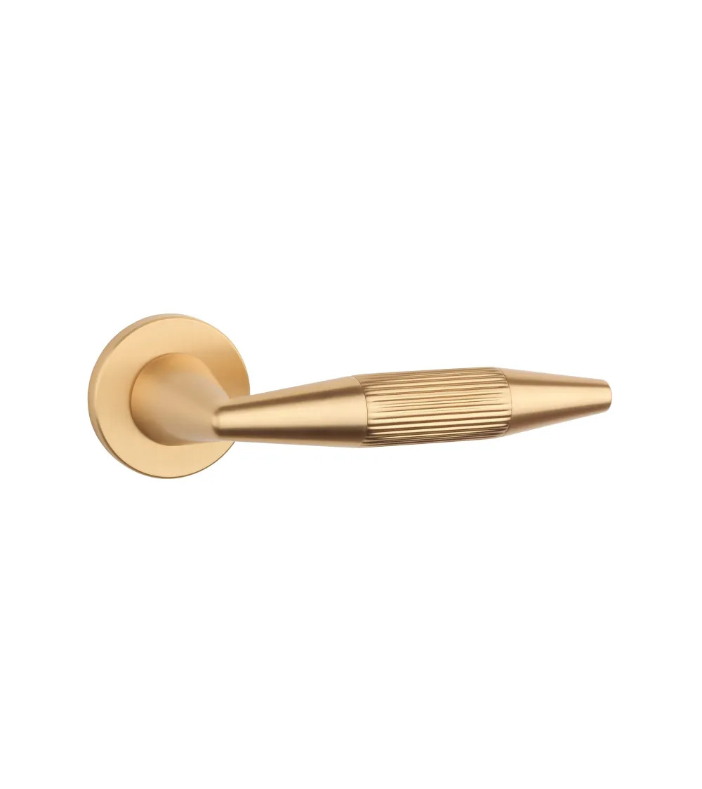 IDESA matt gold door handle design