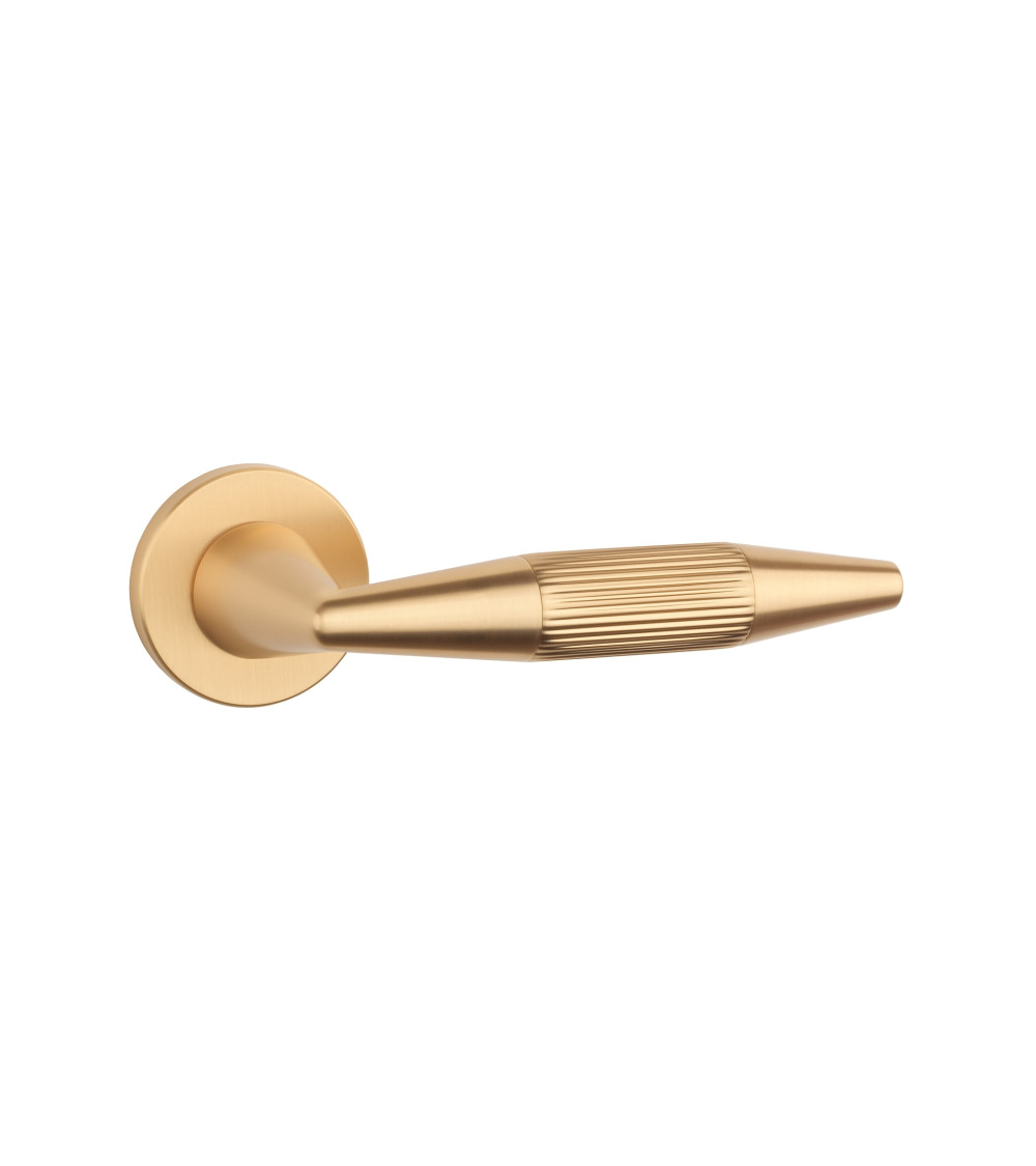 IDESA matt gold door handle design