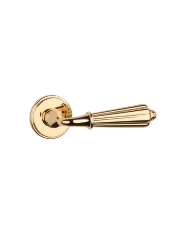 LIMONA design door handle in polished gold