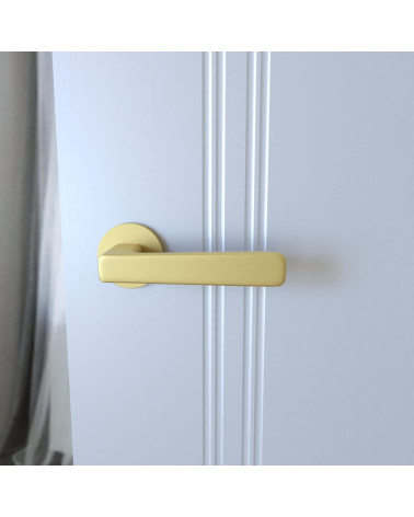 PARMA zamak door handle design hardware front view