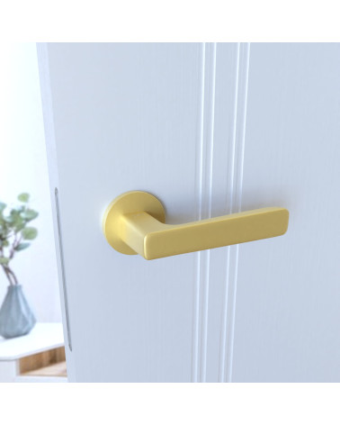 PARMA zamak door handle design hardware side view