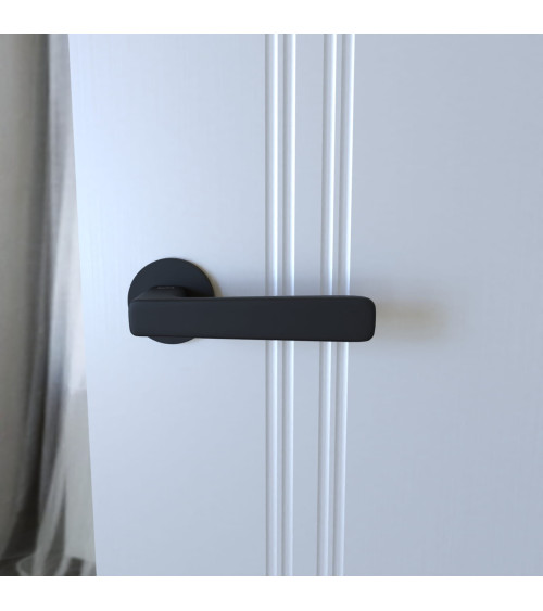 Black PARMA door handle designer hardware