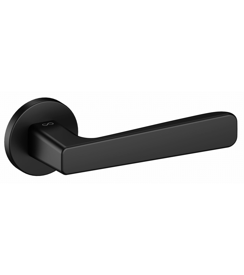 Black PARMA door handle designer hardware