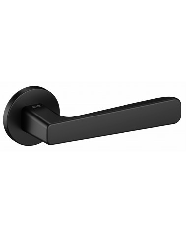 Black PARMA door handle designer hardware