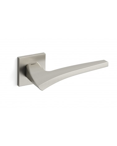Mandelli Astrid satin nickel door handle design handle