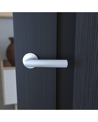 TORINO satin chrome door handle design handle front view