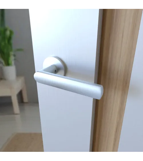 Satin chrome door handle TORINO design handle