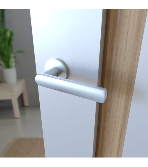Satin chrome door handle TORINO design handle