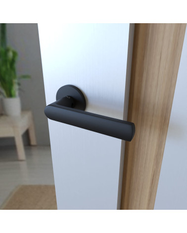 TORINO black door handle design handle angled top view