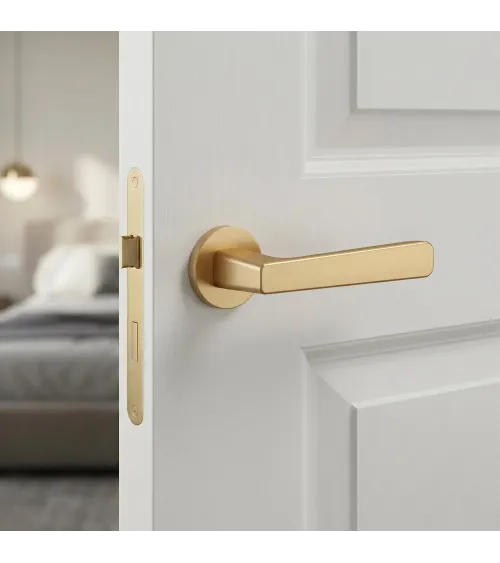 Matt gold PARMA door handle designer hardware