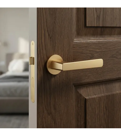 Matt gold PARMA door handle designer hardware