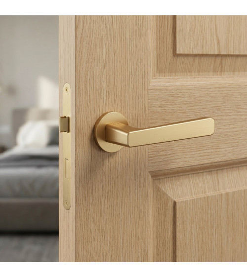 Matt gold PARMA door handle designer hardware
