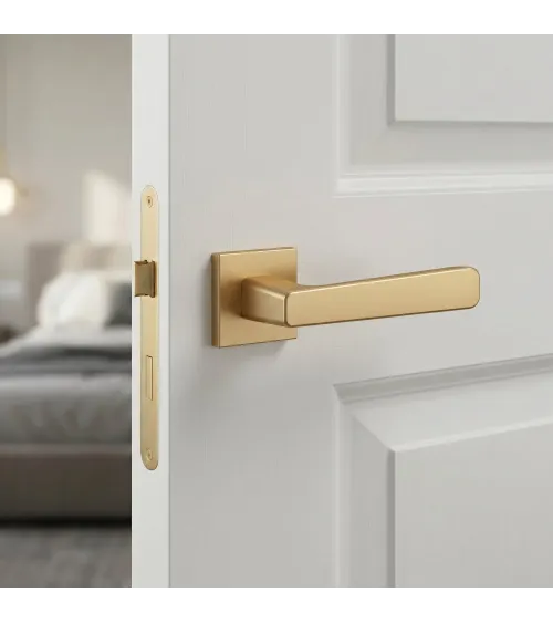 PARMA matt gold door handle design handle