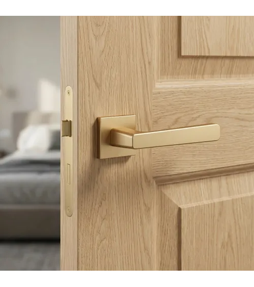 PARMA matt gold door handle design handle