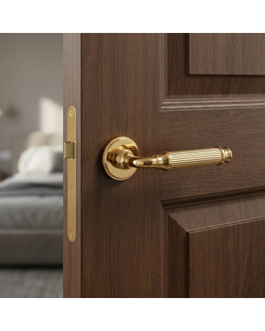 NIGELLA polished gold door handle