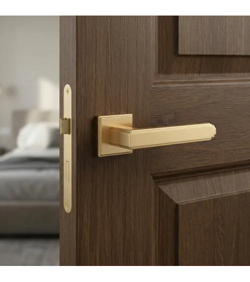 MIMOSA matt gold door handle design handle