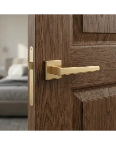 SYRINGA matt gold door handle