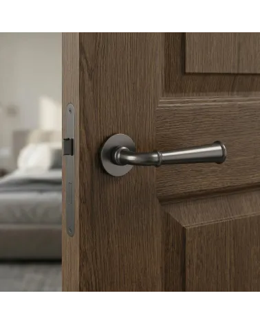 Anthracite finish door handle IBRA