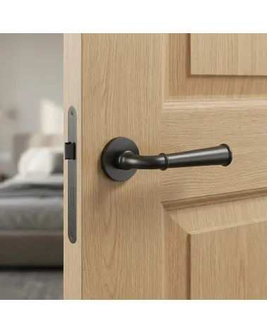 Anthracite finish door handle IBRA