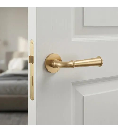 Matt gold IBRA door handle designer handle