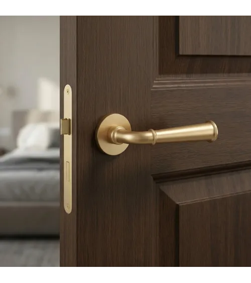 Matt gold IBRA door handle designer handle