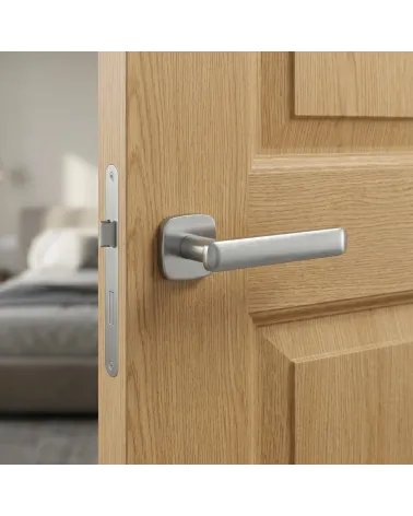 Door handle satin chrome FORMA