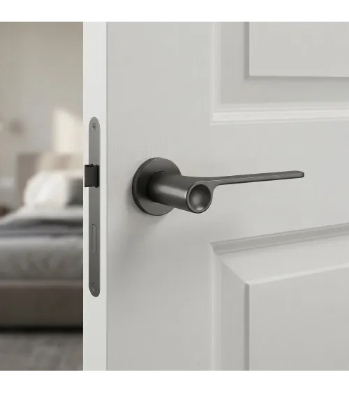 Anthracite door handle PLANO design