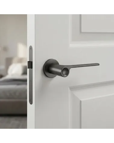 Anthracite door handle PLANO