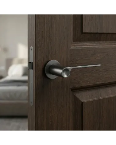 Anthracite door handle PLANO