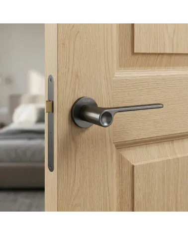 Anthracite door handle PLANO