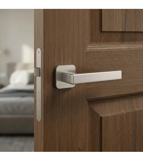 TILIA satin nickel door handle design handle