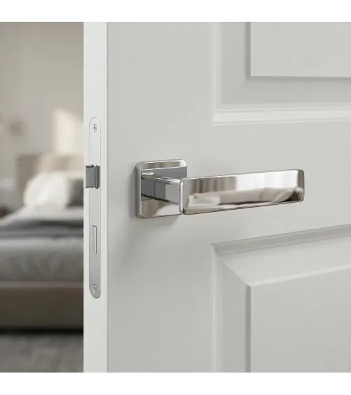 NOEMIA polished chrome door handle design handle